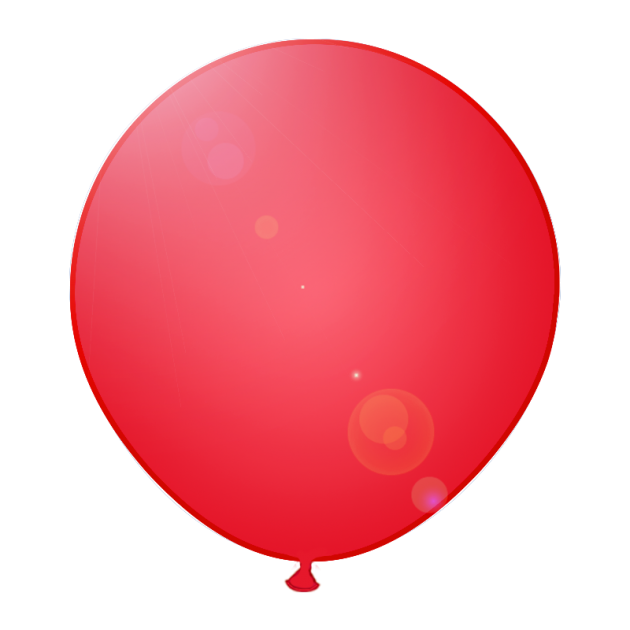 QB balloon12吋普通素面 紅色圓球(06) 2